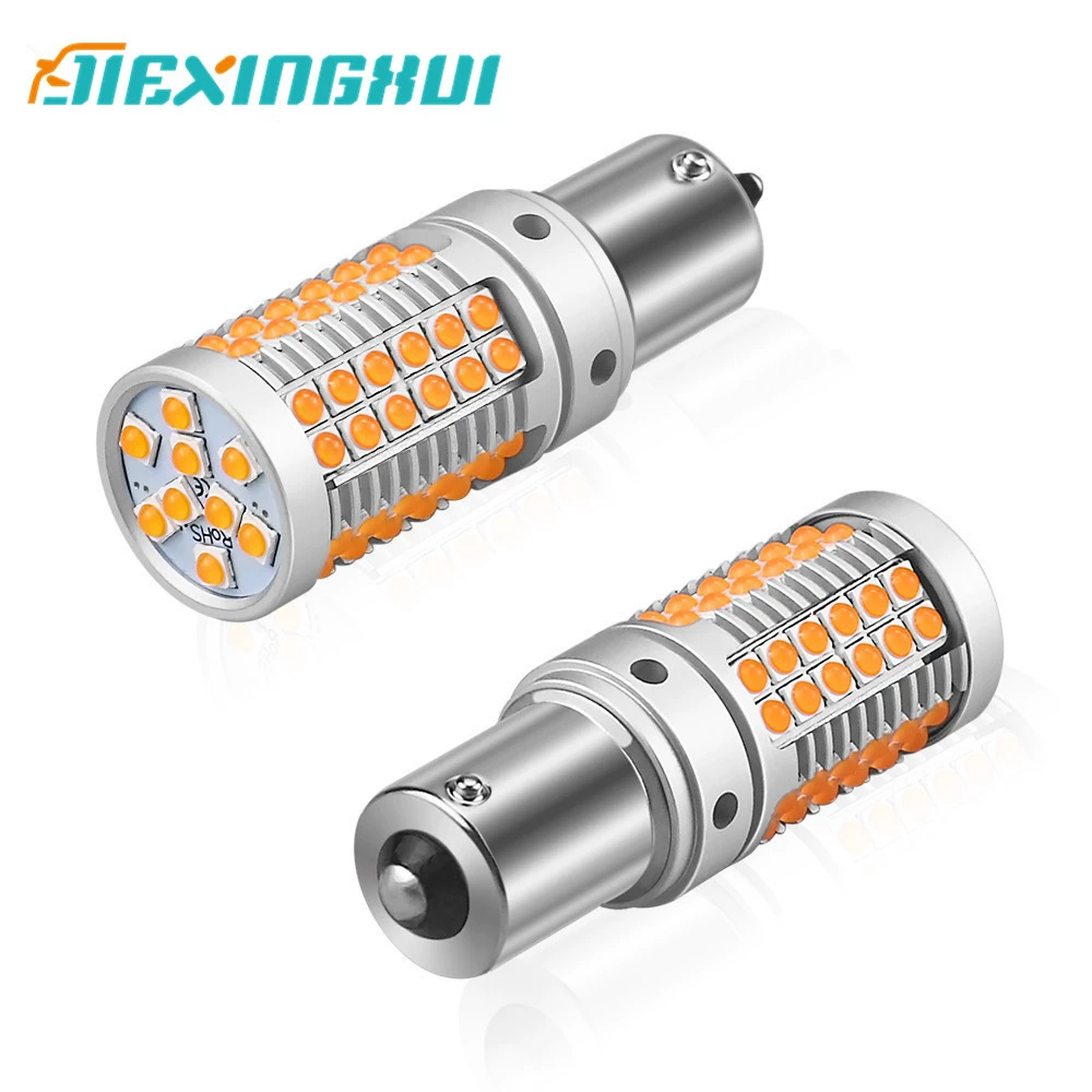 Автомобильный светодиодный стоп-сигнал дальнего света 1156 1157 3030 69Led декодирование T20 задний фонарь