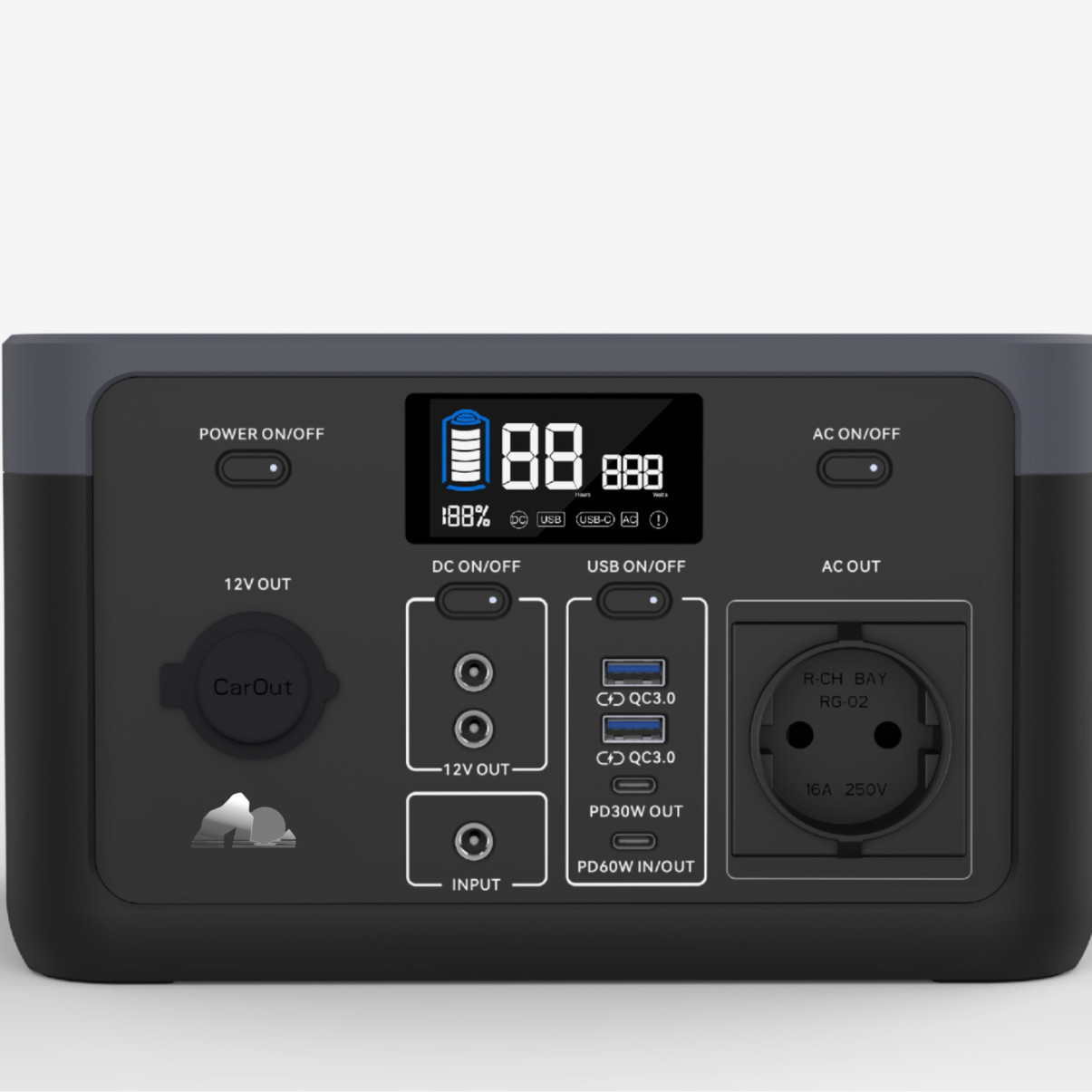 Xubing Technology 300W Fuente de alimentación móvil de alta potencia Fuente de alimentación de emergencia de litio fosfato de hierro