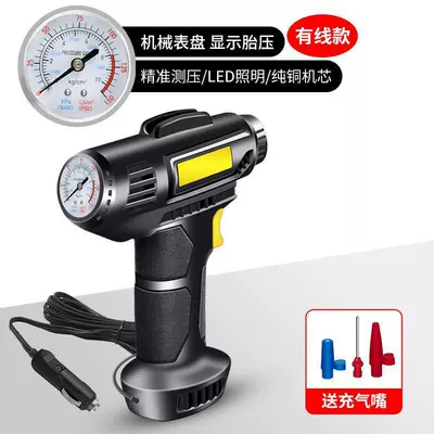 Hava nasosu: pump high-power tire 12v - 2766-wired-pointer-modelcigarette-lighter-plug-inaccurate-pressure-measurementled-lighting