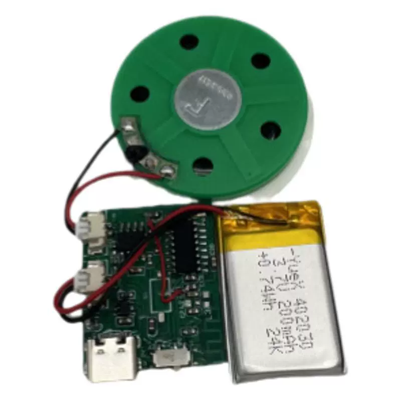 +多功能MP3电子机芯 音乐播放 可充电录音模块 毛绒玩具配件