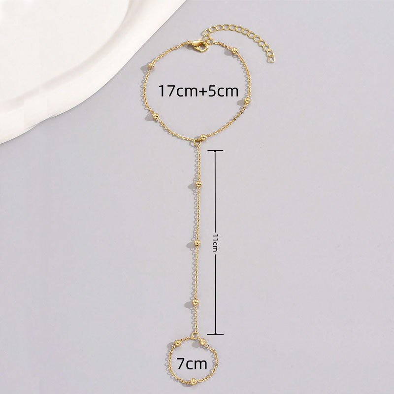 Simple Style Geometric Iron Cable Chain Mittens Bracelets Wholesale display picture 1