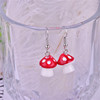 Resin with clove mushrooms with accessories, earrings, bracelet, pendant, Korean style