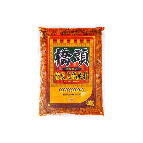 Qiaotou hot pot base 500g catering package authentic Chongqing Sichuan hot pot ingredients spicy butter home commercial wholesale