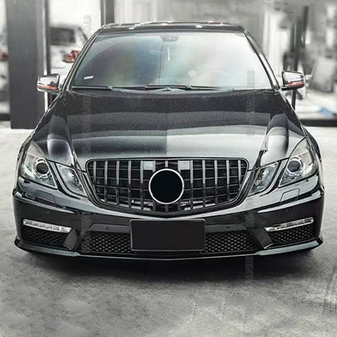 Suitable for 09-15 Mercedes-Benz E-Class W212 E260 E300 E350 E200 Mid-Grid Modified Starry Sky Gt Grille