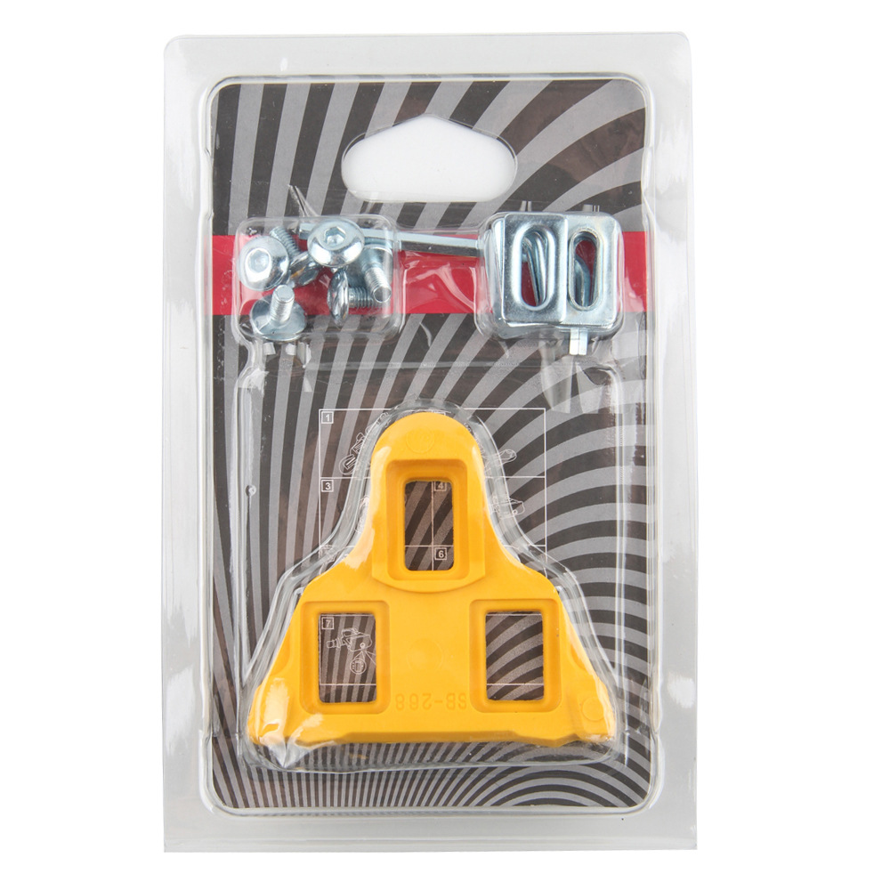 TB-011 conjunto de férulas | Zapatos de bicicleta de carretera equipo de equitación especial color rojo y amarillo opcional 6 grados