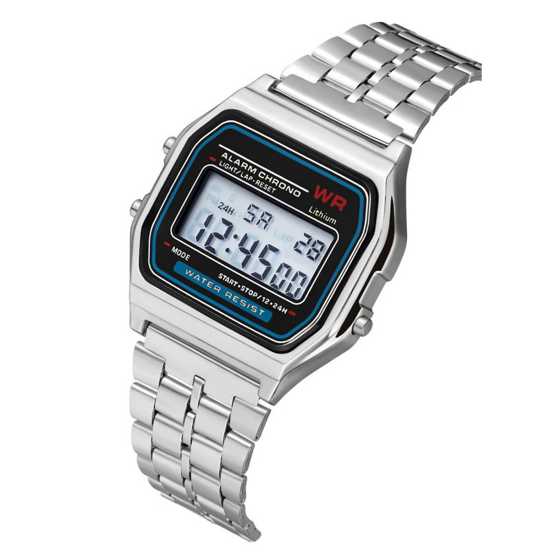 Reloj Digital Wristwatches para Men Women Multifunction Alarm