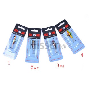4 color optional small balance ice hook Luya fake bait 60mm/10.5g metal bait fake fish mini lead fish Outdoor