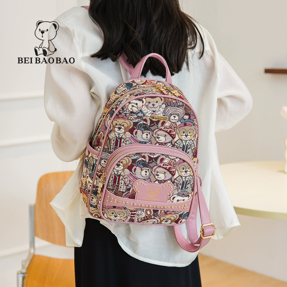 北包包 Backpack, one-shoulder bag, shoulder bag, fashionable shopping bag, school bag, city style