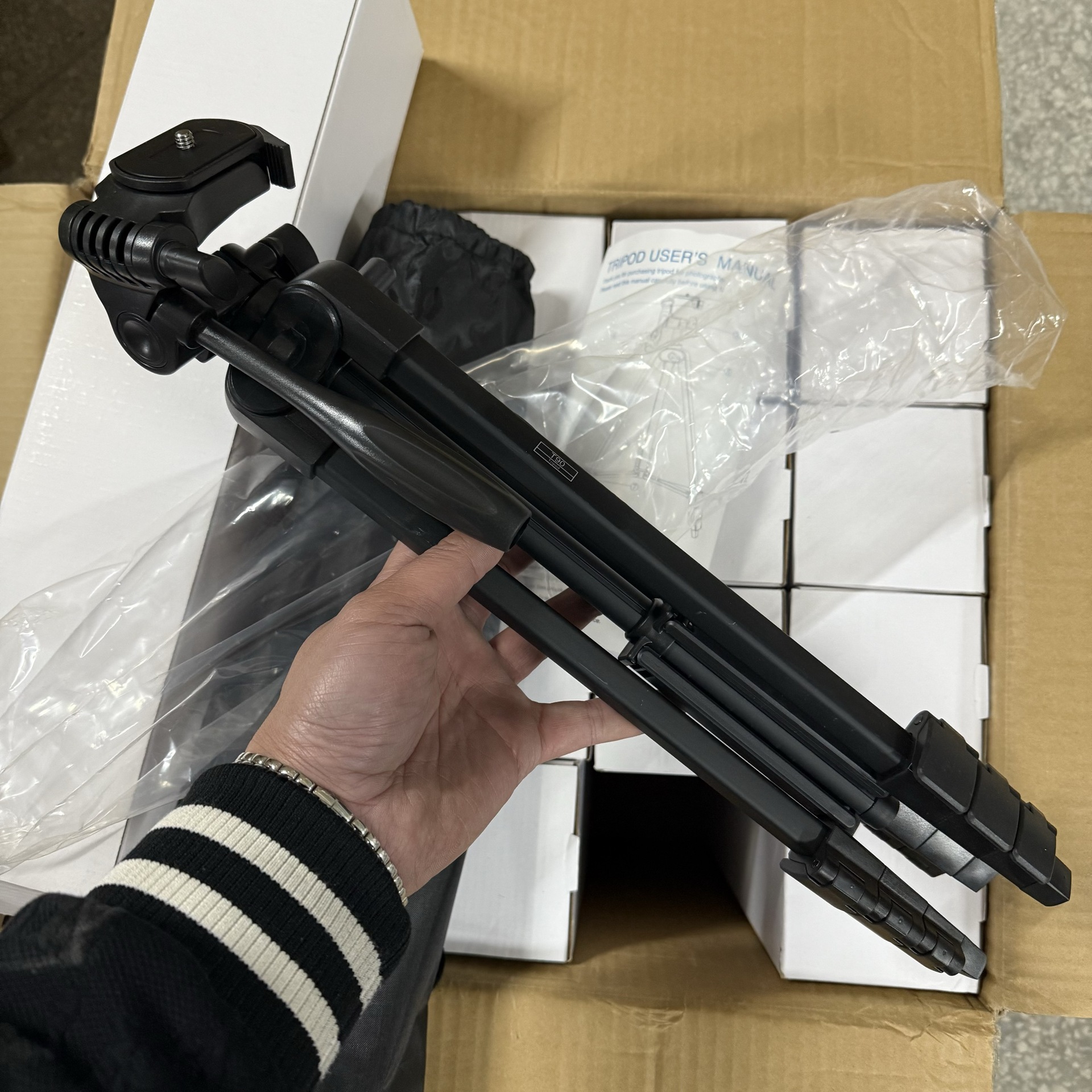 铝合金三脚摄影支架三角架可伸缩1.5米