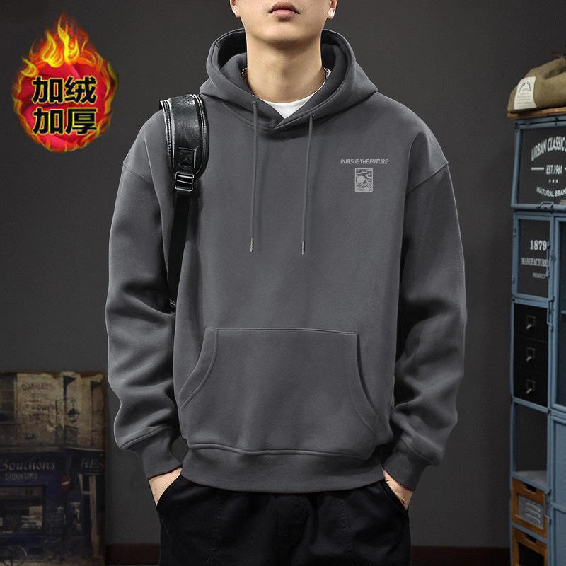 American pesado letras sueltas sudadera encapuchada hombre otoño invierno estilo de Hong Kong nuevo chaqueta juvenil japonesa pareja