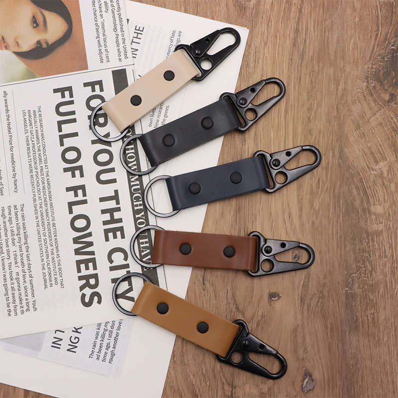 Cross-Border Retro Pu Leather Eagle-Beak Hook Keychain Portable Personalized Cdc Tactical Smart Car Keychain Pendant Cross-Border Retro Pu Leather Eagle-Beak Hook Keychain Portable Personalized Cdc Tactical Smart Car Keychain Pendant