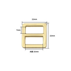 5mm Flat Line Day Letter Clasp Box Bag Hardware Accessories Day Letter Three-Position Clasp Bag Strap Length Adjustment Clasp Bag Strap Metal Clasp