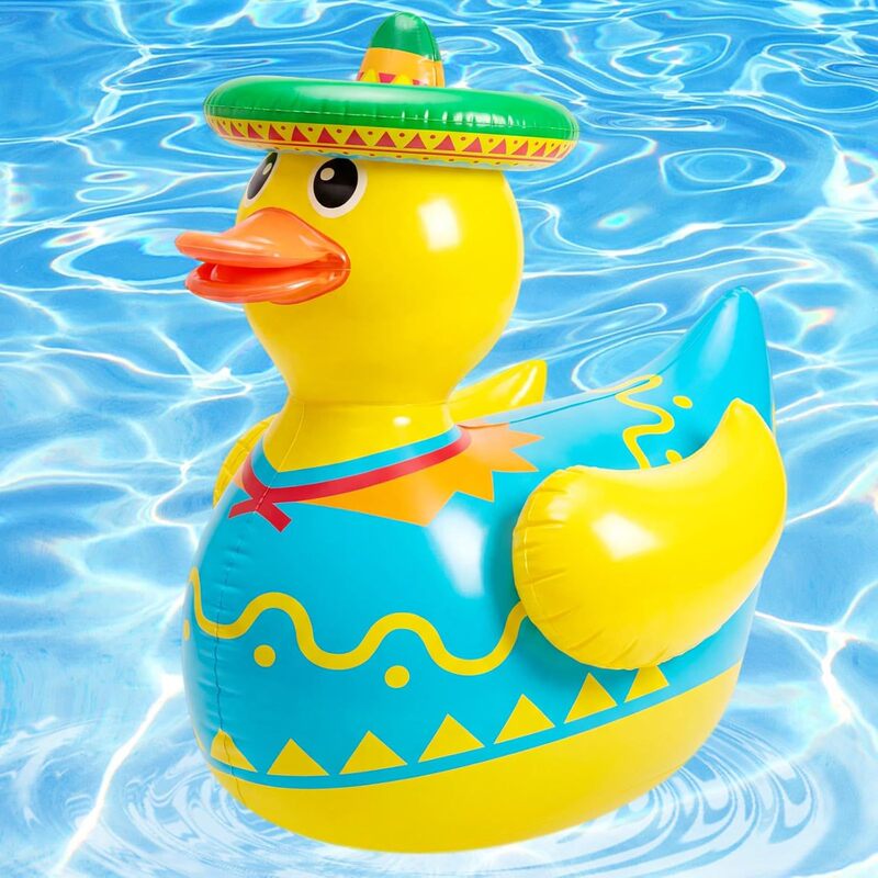 Pvc Giant Inflatable Duck Float Is Suitable for Summer Swimming Pools, Family Gardens, Lawns, Courtyards, and Holiday Decorations