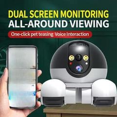WiFi-4G屋内ワンタッチペット用携帯電話、デュアルスクリーン、家全体のモバイルモニタリング、広東省恵州工場から出荷