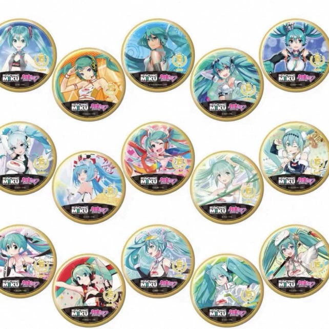 Подлинная Guangbo CY997418 значок Hatsune Miku-Тинплейт значок-блэйнд-бокс Аниме двухмерный периферийный Танико