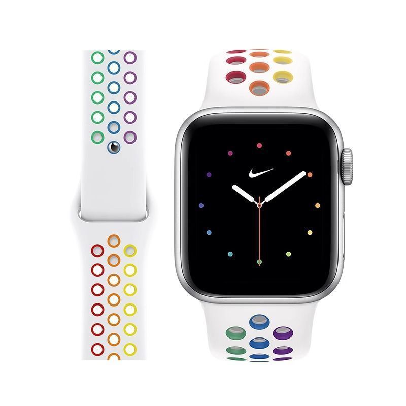 羽博はiwatch9バンド通気S8運動通気シリカゲルultra 2穴穴タイプ2色7/6/5/4を適用している|undefined