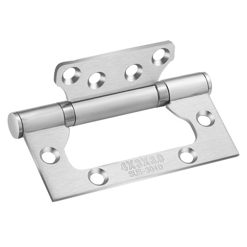 Hinge stainless steel 4 inches 5 inches thickened silent hole-free slotted wooden door room door furniture door hardware accessories