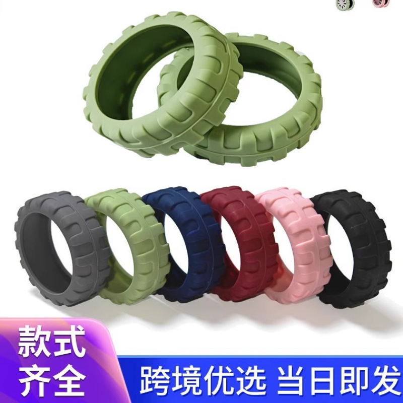 Suitcase Wheel Rubber Cover Silent Suitcase Roller Trolley Case Protective Cover Replacement Silicone Universal Wheel Cover