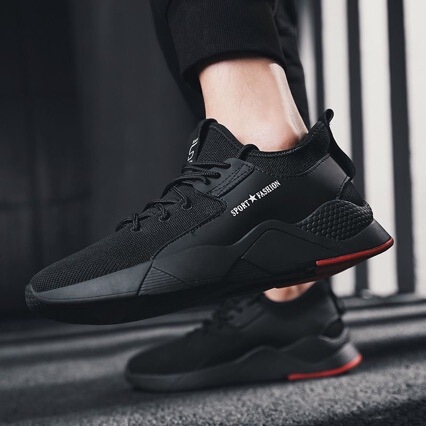 sports trend fashionable demi-season sneakers for leisure