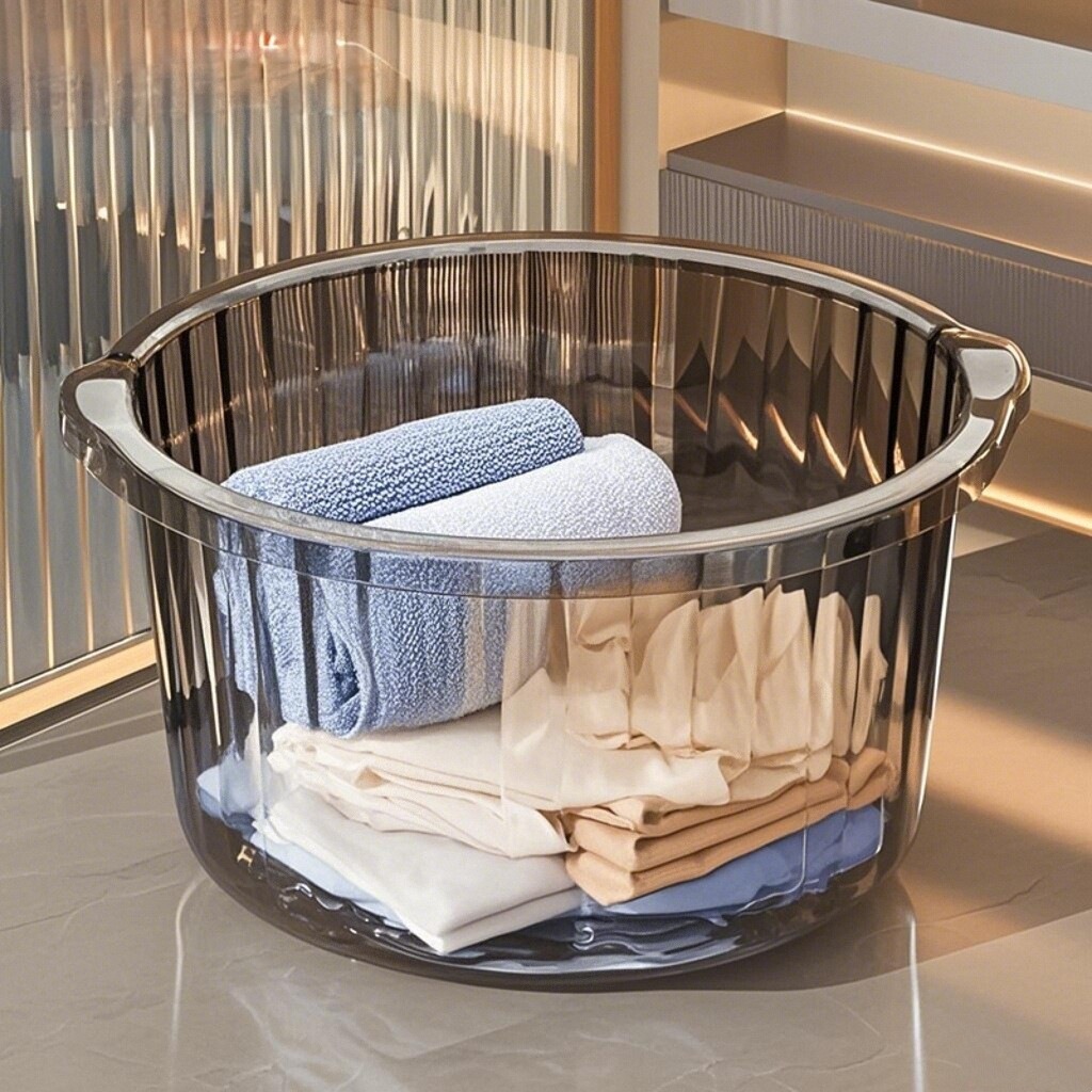 Lavadero con cubo de lavado de pies, lavadero de plástico extra grande para el hogar integrado, lavabo de dormitorio de estudiantes para bebés, profundización