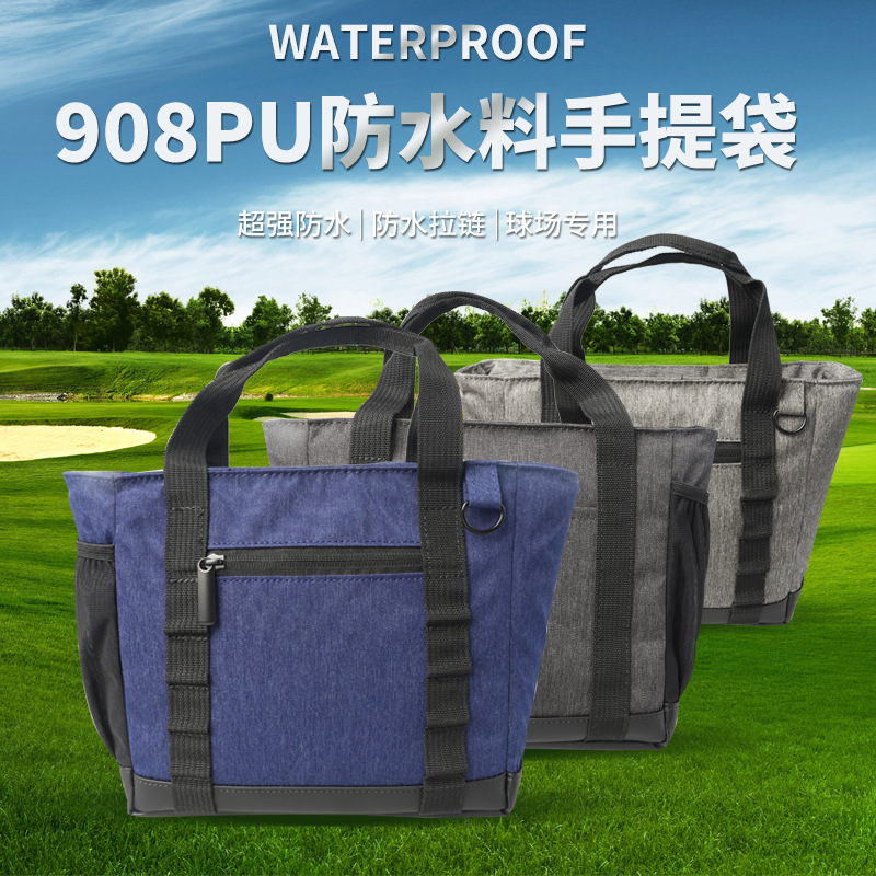 Bolso de pelota de PU impermeable de golf, bolso de ropa de gran capacidad, bolso de ropa de moda, fabricante de bolsas de zapatos independientes al por mayor
