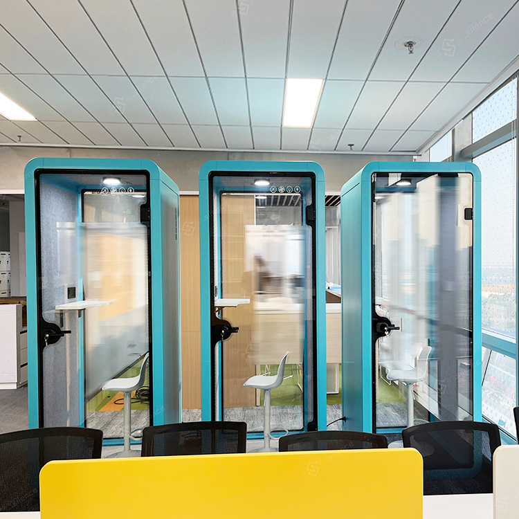 静音舱环保隔音房办公降噪面试亭电话亭共享学习房隔音舱