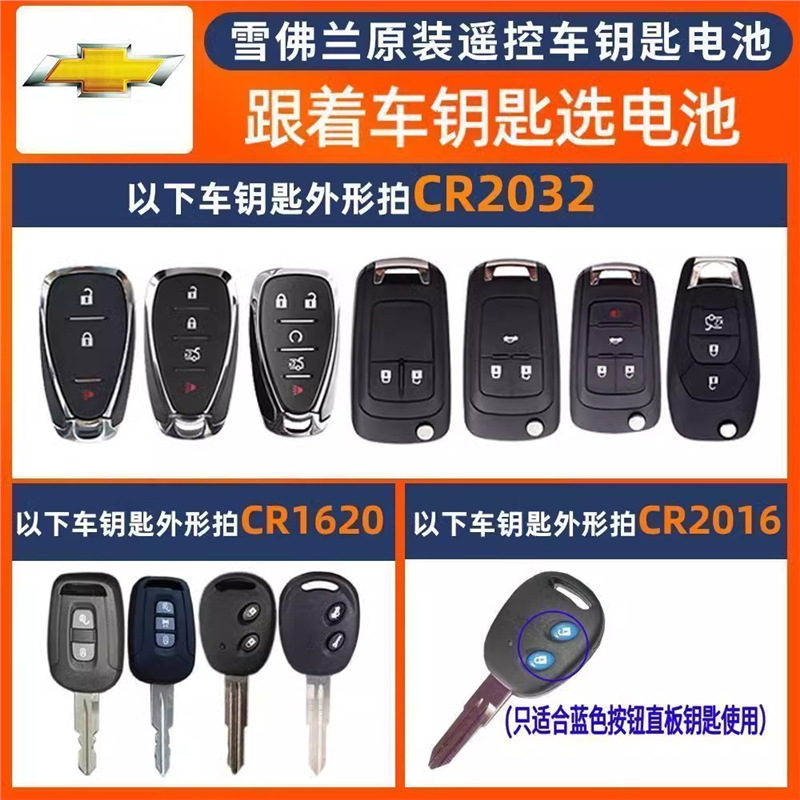 Gran capacidad CR2032/CR2025 coche control remoto llave botón batería electrónica 3V