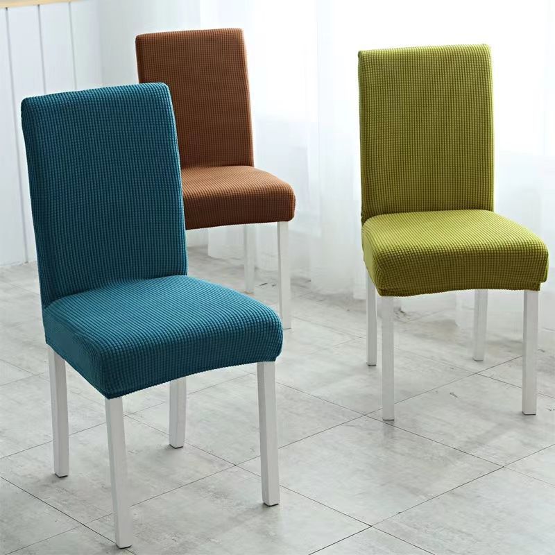 Cuatro estaciones domésticas universales cubierta de silla cubierta de comedor todo incluido cojín elástico respaldo taburete unido