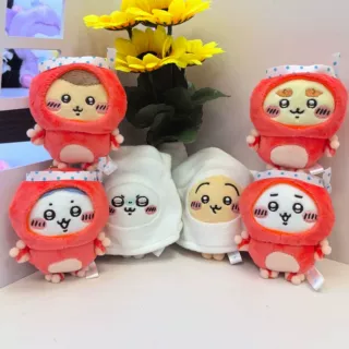 新款日系吉伊卡哇鱿鱼小八乌萨奇可爱栗子毛绒挂件章鱼玩偶包挂饰