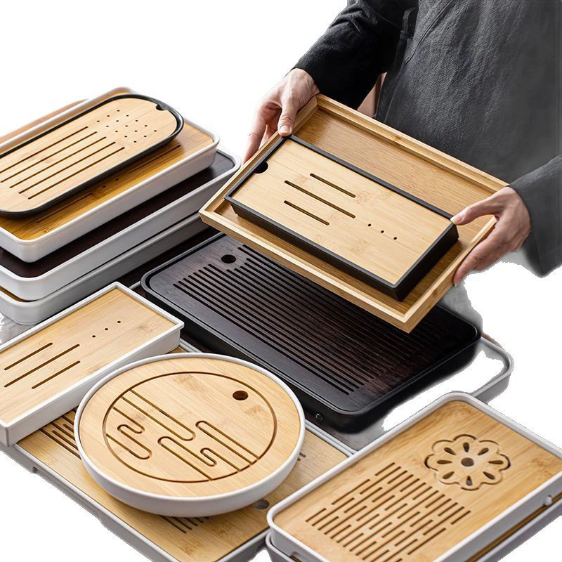 Rectangular embedded tea cup for home use
