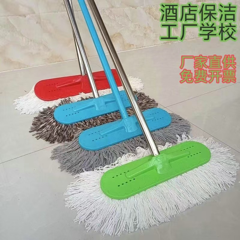 拖把大平板棉线地拖干湿两用地板擦子懒人拖不锈钢杆拖地可拆洗