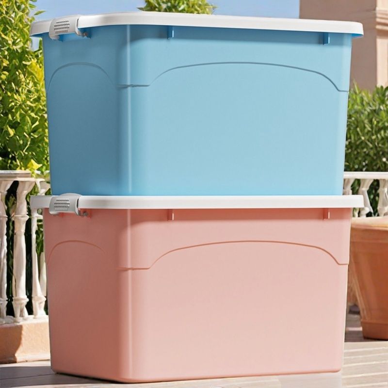 特大号塑料收纳箱整理箱 储物箱家用加厚 超大容量装衣服被子玩具