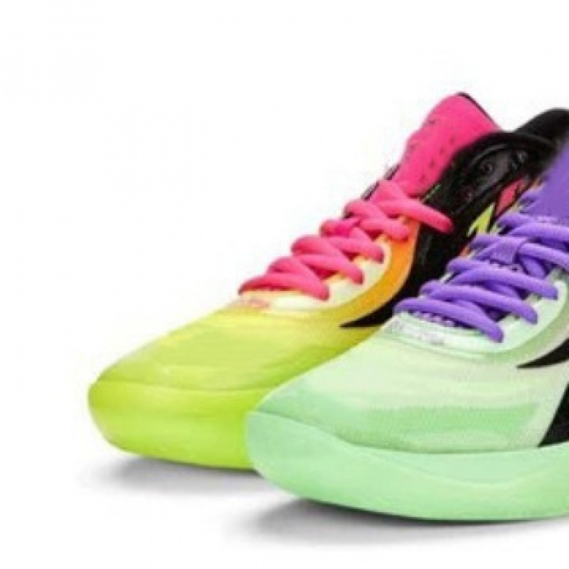 Three-ball second-generation mandarin duck Lamelot Bauer first-generation red and green MB. 02 Medium and low-top practical wear-resistant men's and women's basketball shoes 1