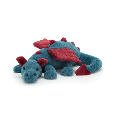 Snow Dragon Doll Large Oyuncaq yastıqlar - blue-dragon-50cm025kg