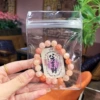 Orange ice-transparent bracelet (jammed paper PVC bag)