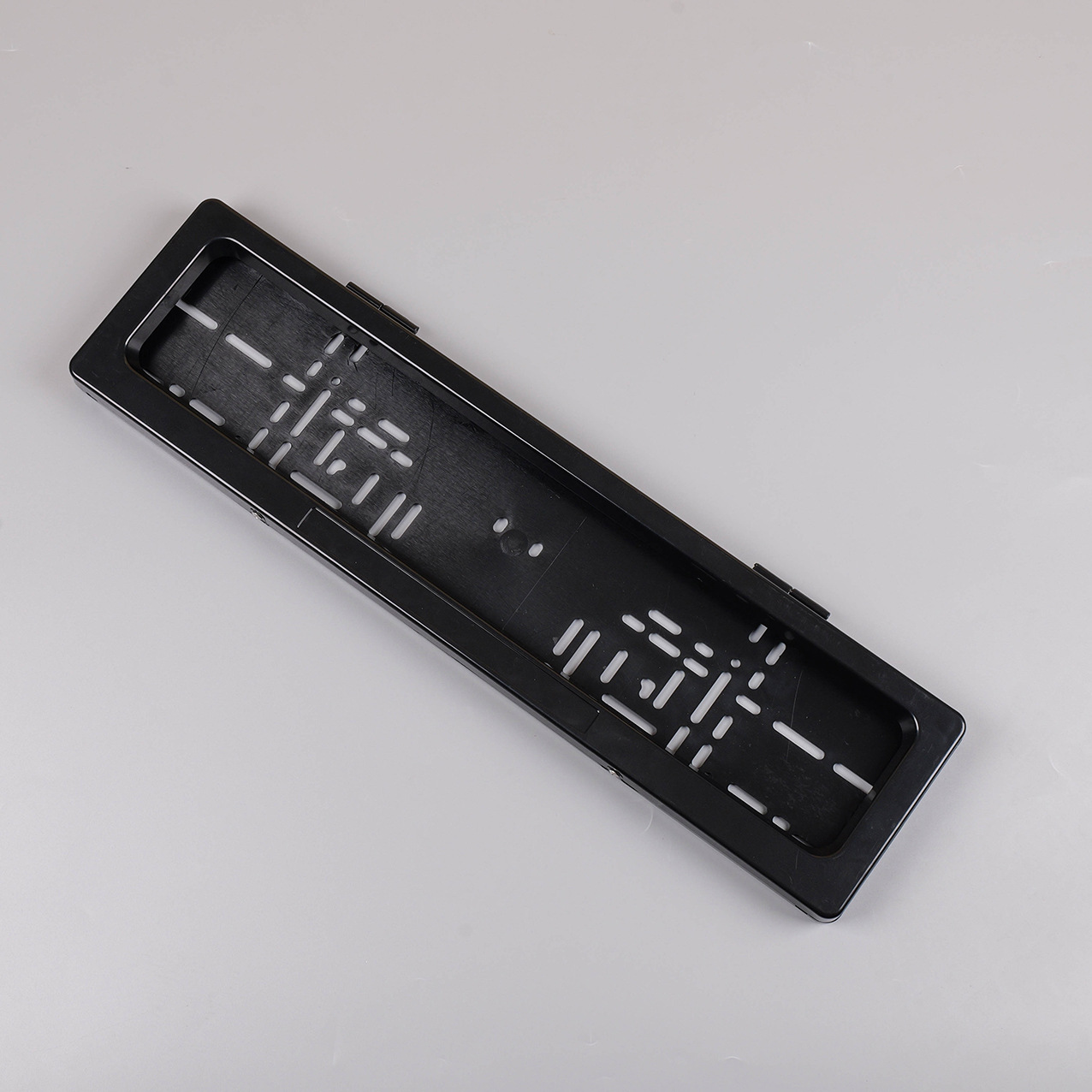 Cross-Border Carbon Fiber License Plate Frame European Standard Plastic Curtain Cover License Plate Frame Abs Plastic Chassis Modified License Plate Holder