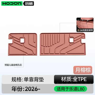 Tpe26 Model Car Interior Modification | Trunk Mat - ledao-l80-moon-ficus-brown-back-cushion-212t01-ledao-l80-26-models-5-seats