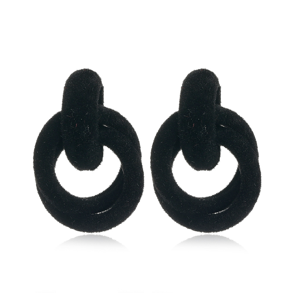 Boucles D'oreilles Pendantes Géométriques Rétro Imbriquées En Gros Nihaojewelry display picture 11