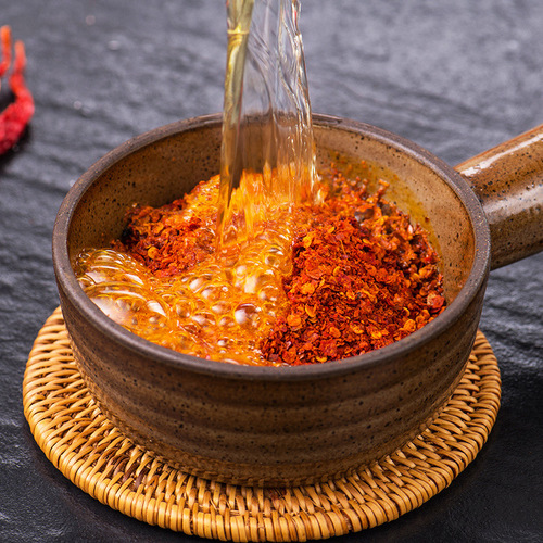 Sichuan Cuihong Spicy Dipping Sauce 5kg Chili Noodles Wholesale Catering Commercial Medium Thick Extra Thick Extra Spicy Level 1