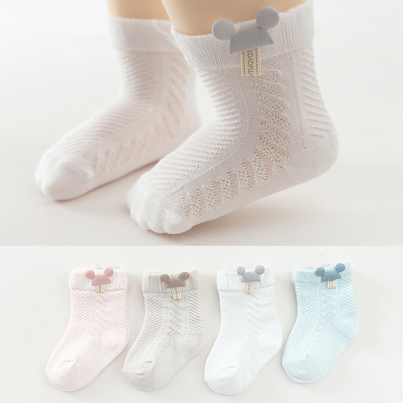 Baby socks summer thin mesh spring and autumn cotton socks baby mesh breathable newborn toddler socks wholesale Baby socks summer thin mesh spring and autumn cotton socks baby mesh breathable newborn toddler socks wholesale
