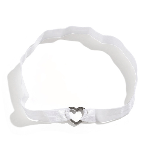 European and American cross-border jewelry, sexy hollow single geometric foot jewelry, simple elastic sweet and cool heart-shaped thigh ring for women