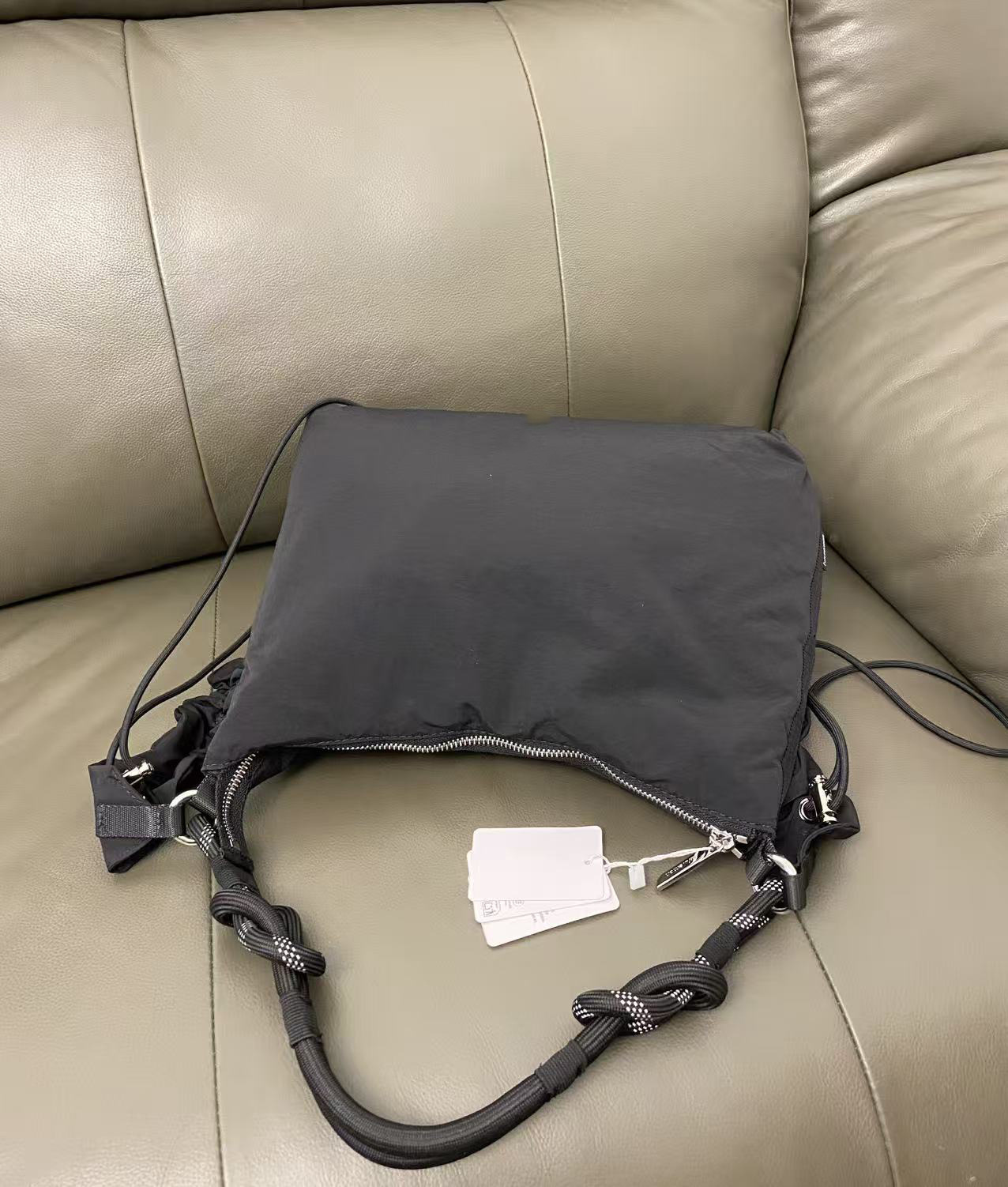 LU Convertible 1.5L 6.5L 16L Large Capacity Hobo Bag Pleated Cloud Crossbody Underarm Bag