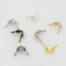 DIY饰品配件保色双包扣 双环鲍鱼扣双头定位吊线扣厂家直现货批发