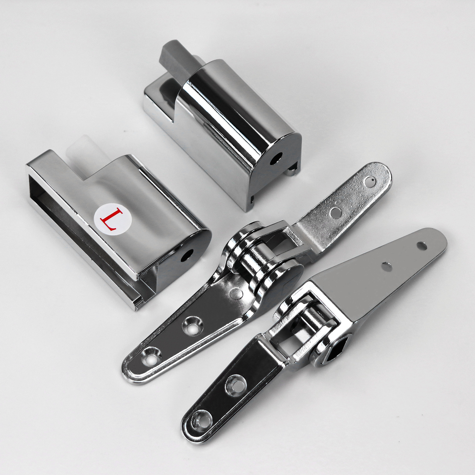 Bisagra de la tapa del inodoro Material ABS Galvanoplastia de aleación de zinc Bisagra de la tapa del inodoro estilo pico de pato con caída lenta