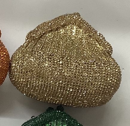 Nuevo paquete de banquete de diamantes transfronterizo bolsas de banquete de diamantes bolsas de mano bolsas de mujer Rhinestone bolsa plata dura
