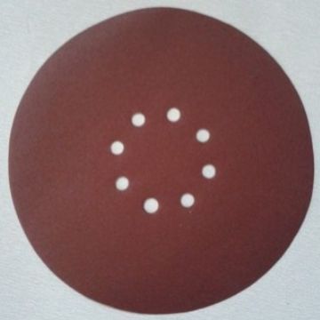 带孔吸尘砂纸9寸8孔吸尘225MM墙面打磨植绒砂纸片 圆盘砂纸片 背