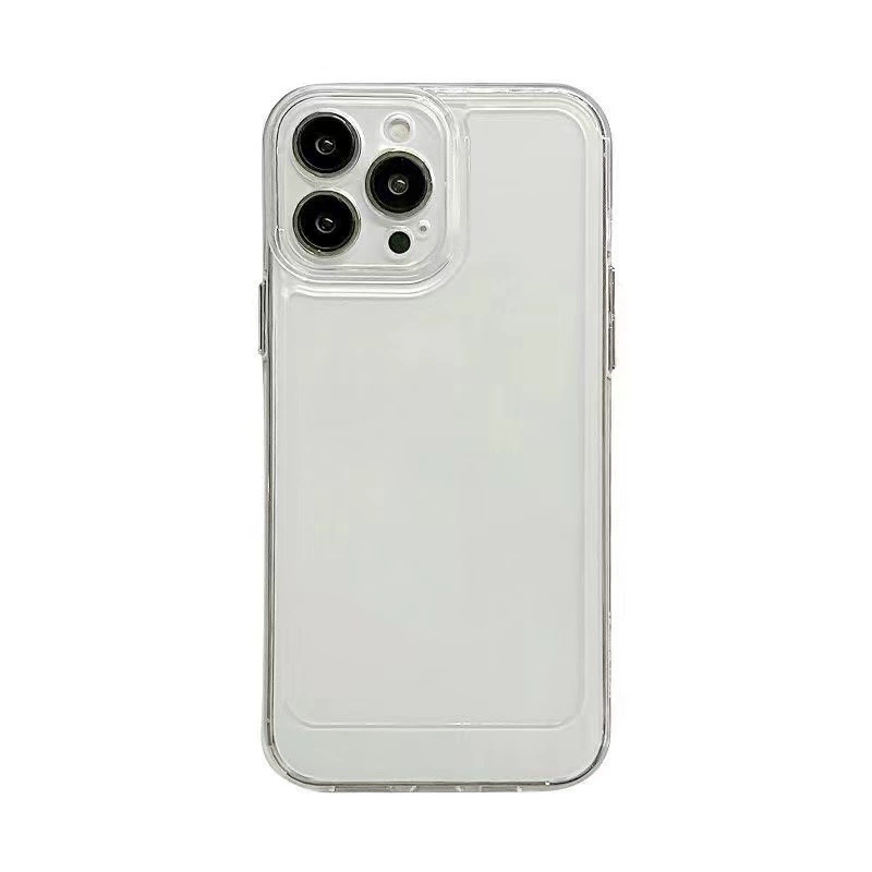 Apple совместимый iPhone 16, прозрачный защитный чехол, ударопоглощающий, 15 Pro Max, простой и элегантный дизайн