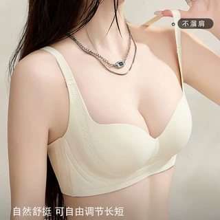 简约百搭无钢圈聚拢显大内衣女士防下垂收副乳无痕提拉舒适不压胸