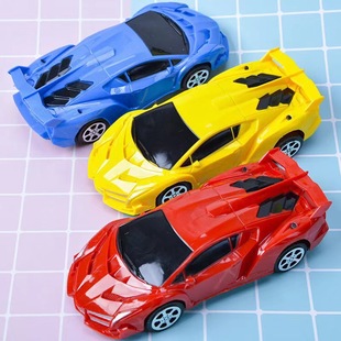 Tiktok Net Red large inertia simulation racing car children's toy pull back car model car stall night market wholesale