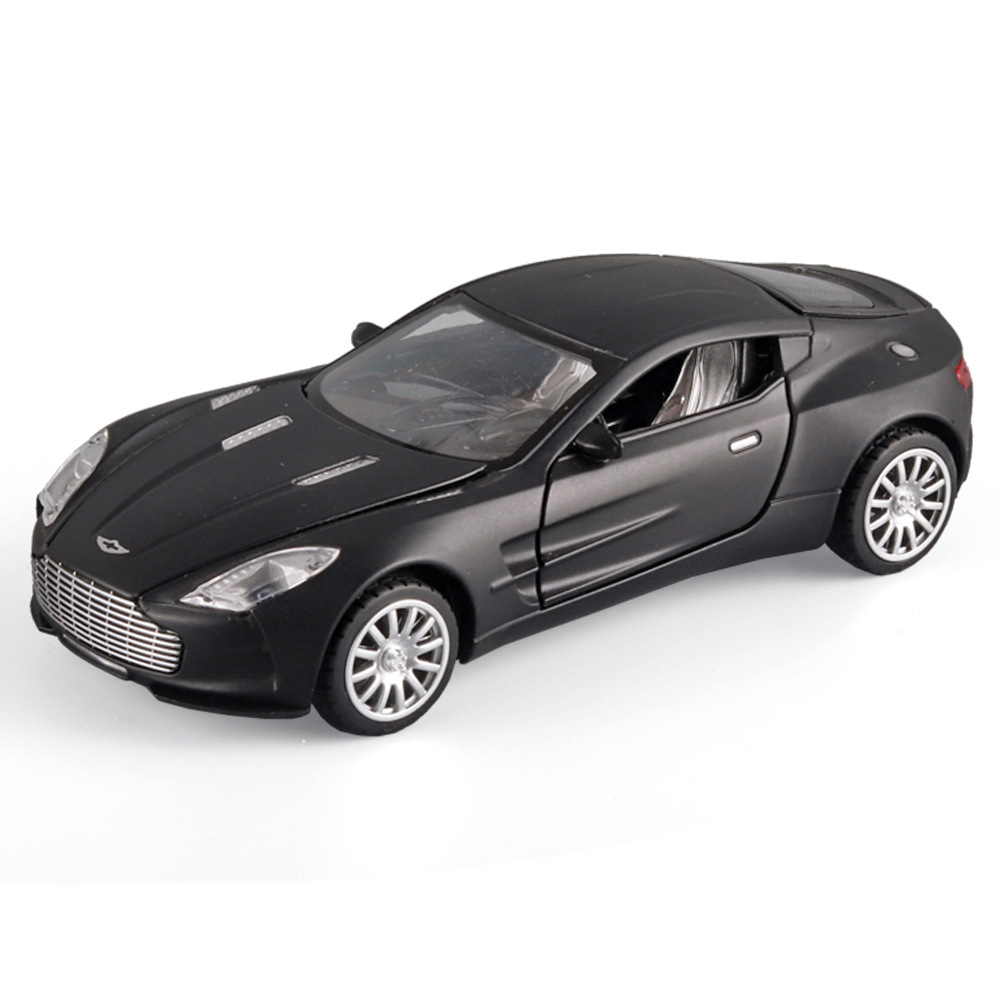 Aston Martin aleación modelo de coche iluminación efecto de sonido tirar hacia atrás cuatro Abierto modelo de coche deportivo coche de los niños al por mayor